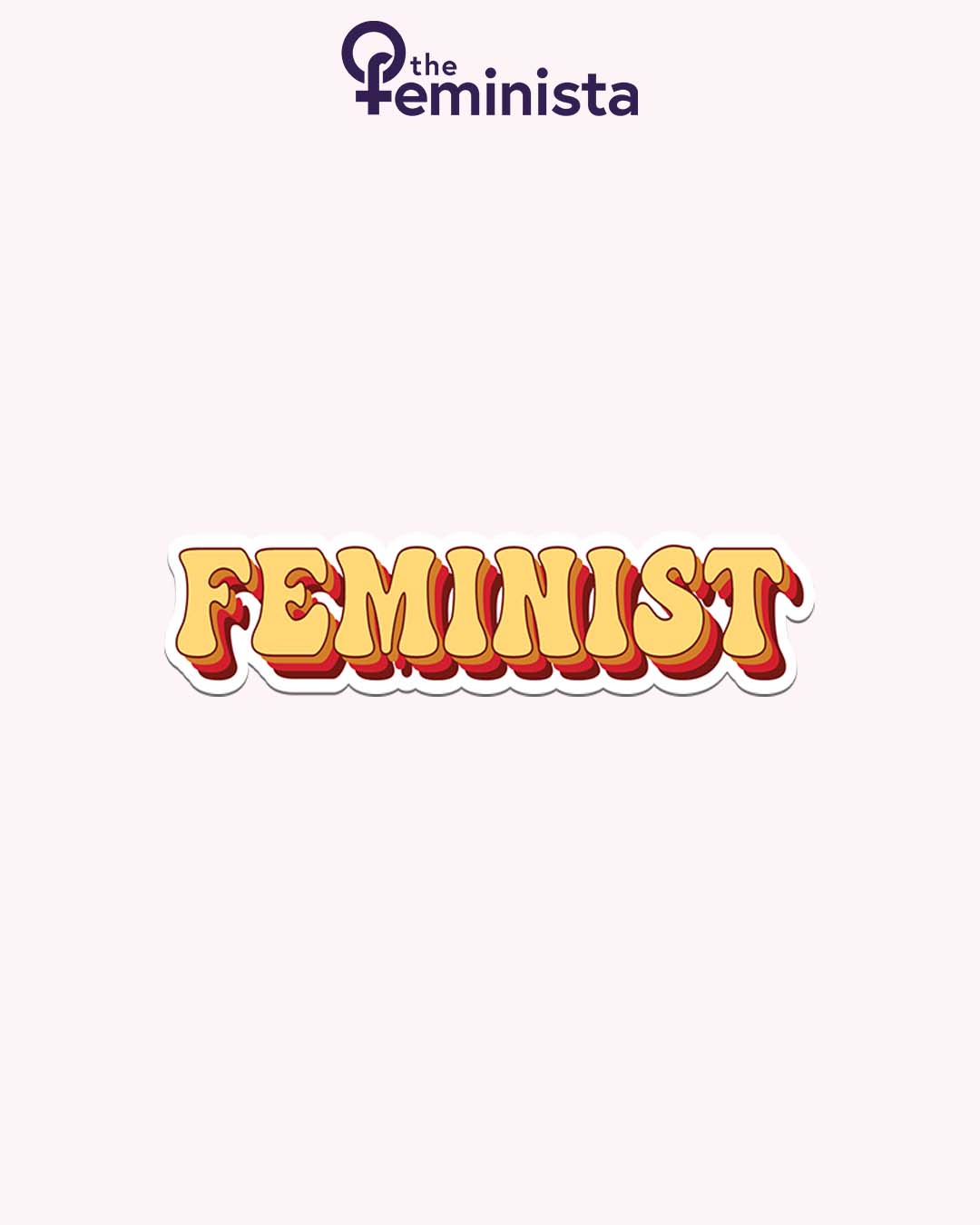 Groovy Feminist Sticker