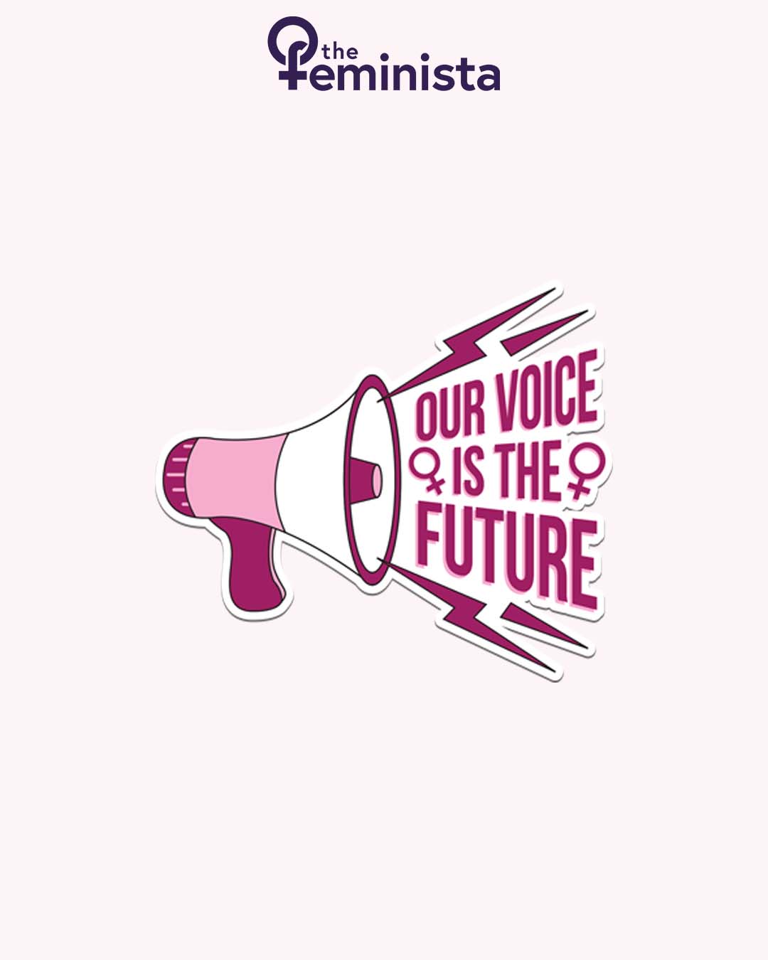 Our Voice is the Future Sticker